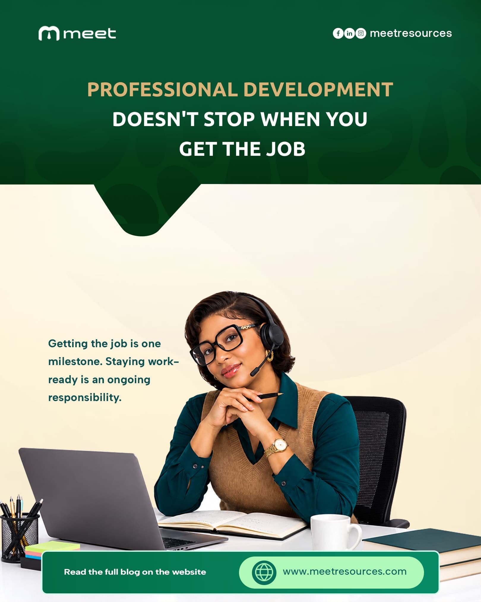 Professional Development Doesn't Stop When You Get the Job